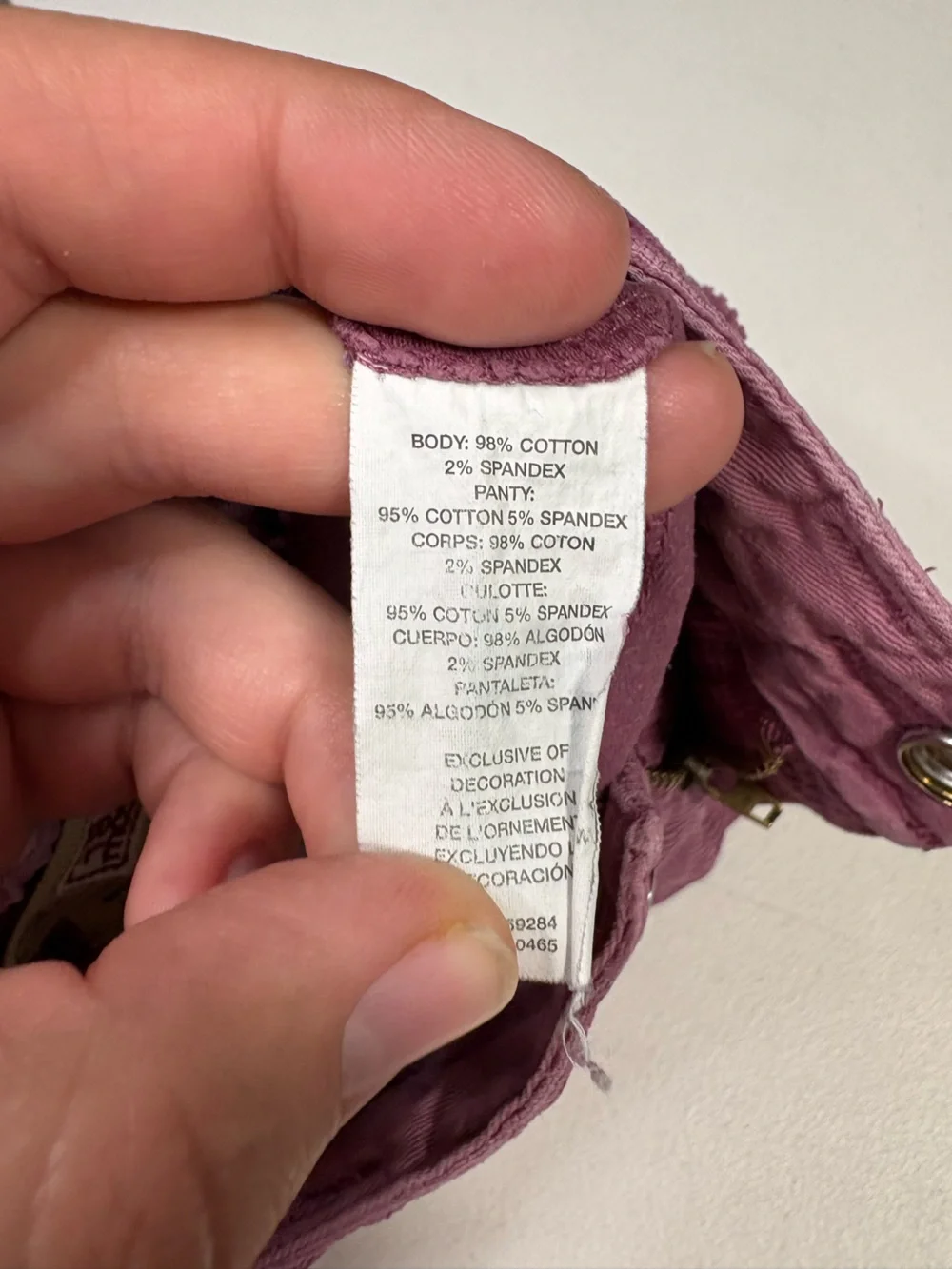 The Children’s Place Corduroy Skort 18 Months Plum Heart Pocket EUC